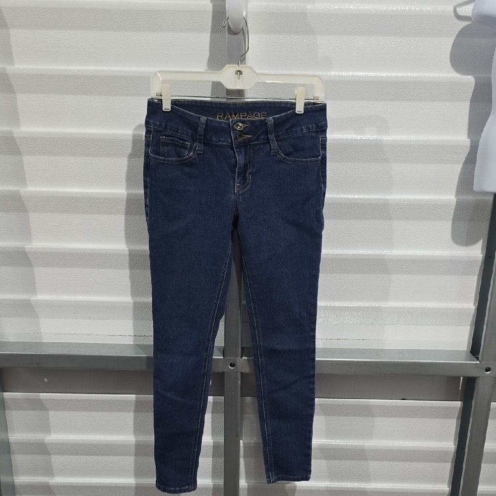 Rampage Blue ‎ Super Skinny Jeans  Denim Size 9